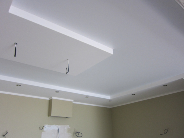 фото многоуровневых натяжных потолков